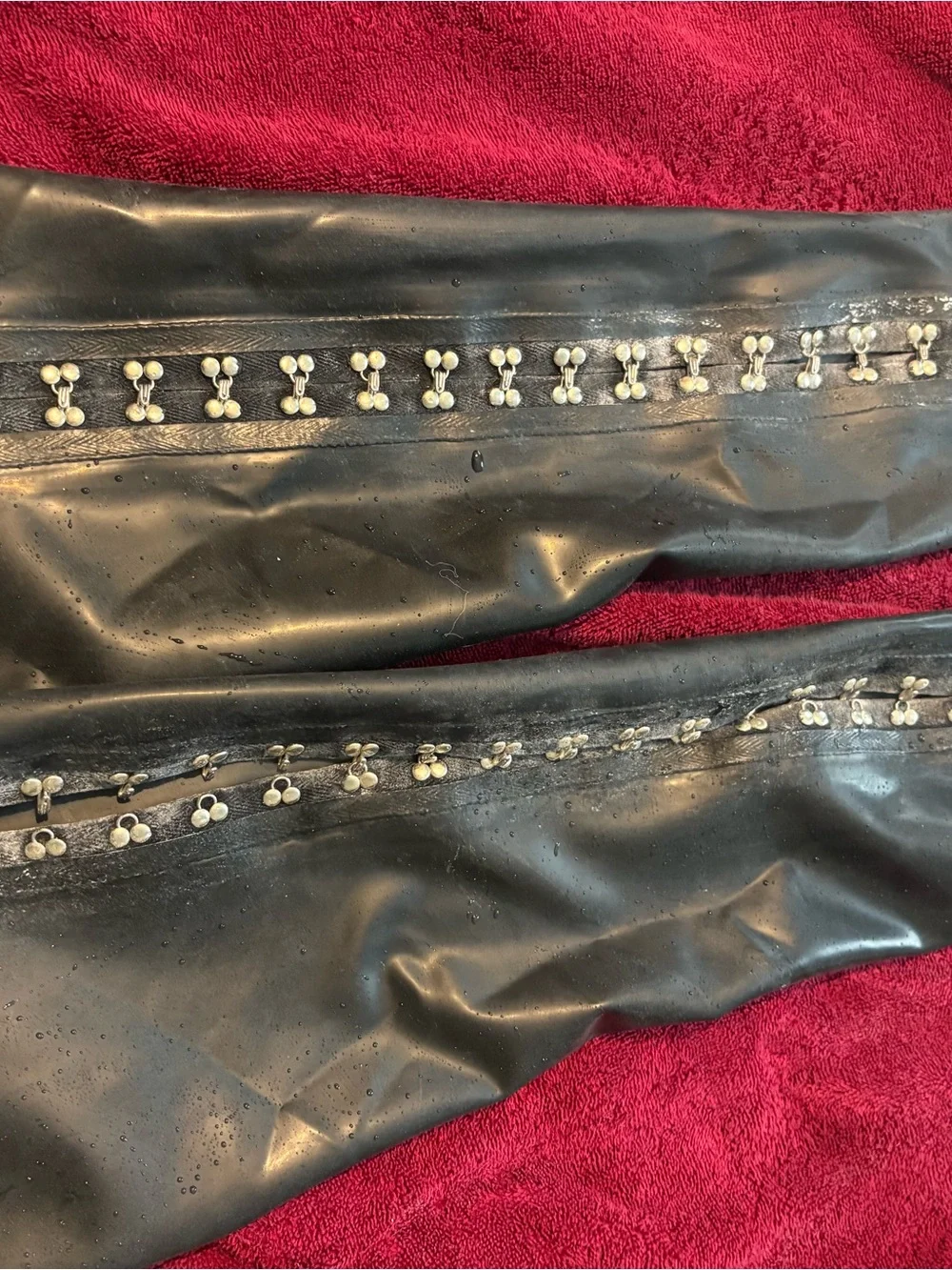 Vex latex stockings or arm gloves